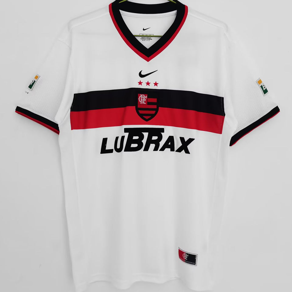 jersey 2001 flamengo visitante manga corta versión fan retro