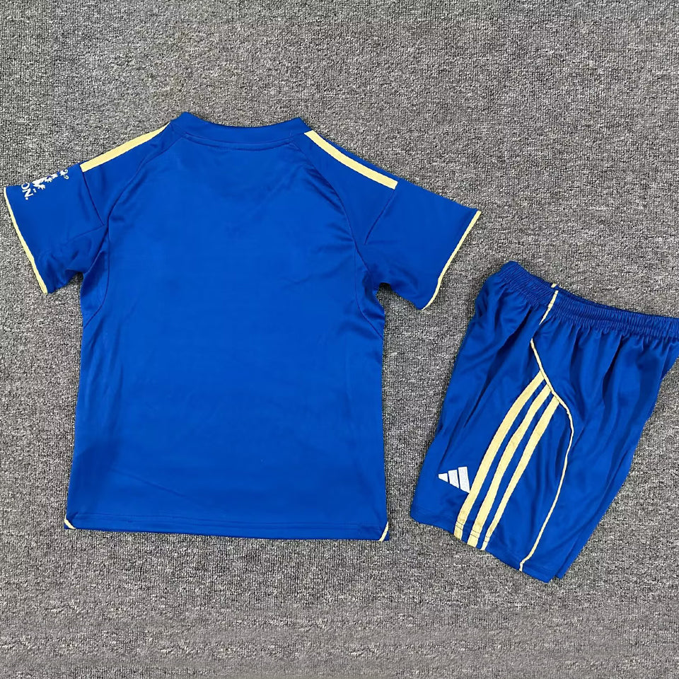 Jersey 2025/26 Leicester City Local Manga corta Niño