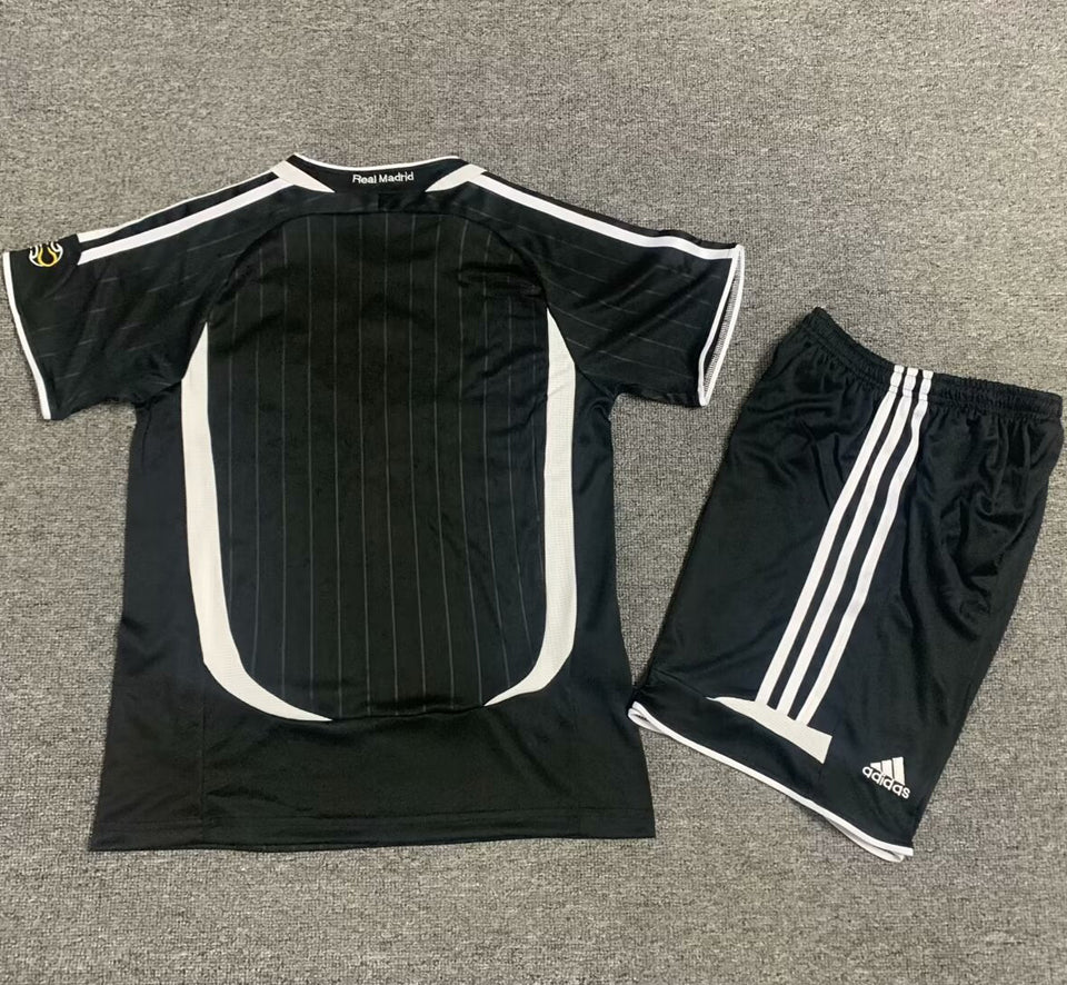 jersey 2006/07 real madrid visitante manga corta niño retro