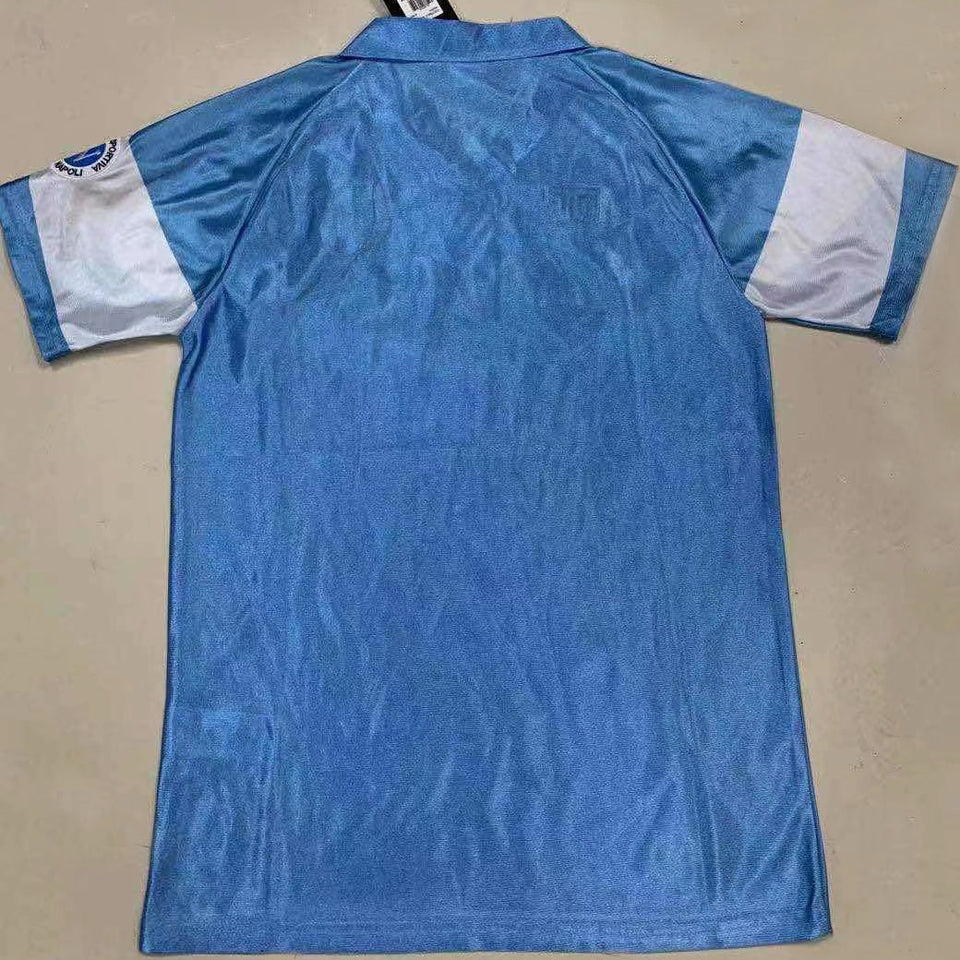 jersey 1990/91 napoli especial manga corta versión fan retro
