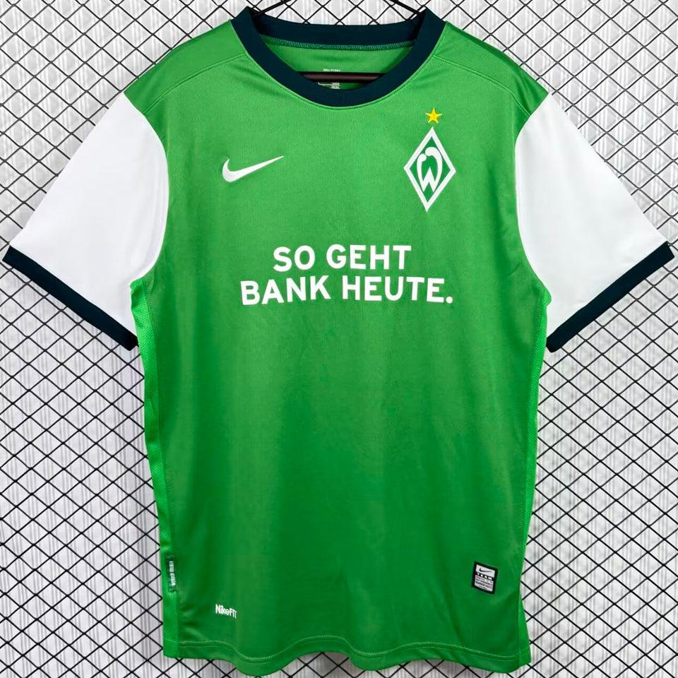 jersey 2009/2010 werder bremen local manga corta versión fan retro