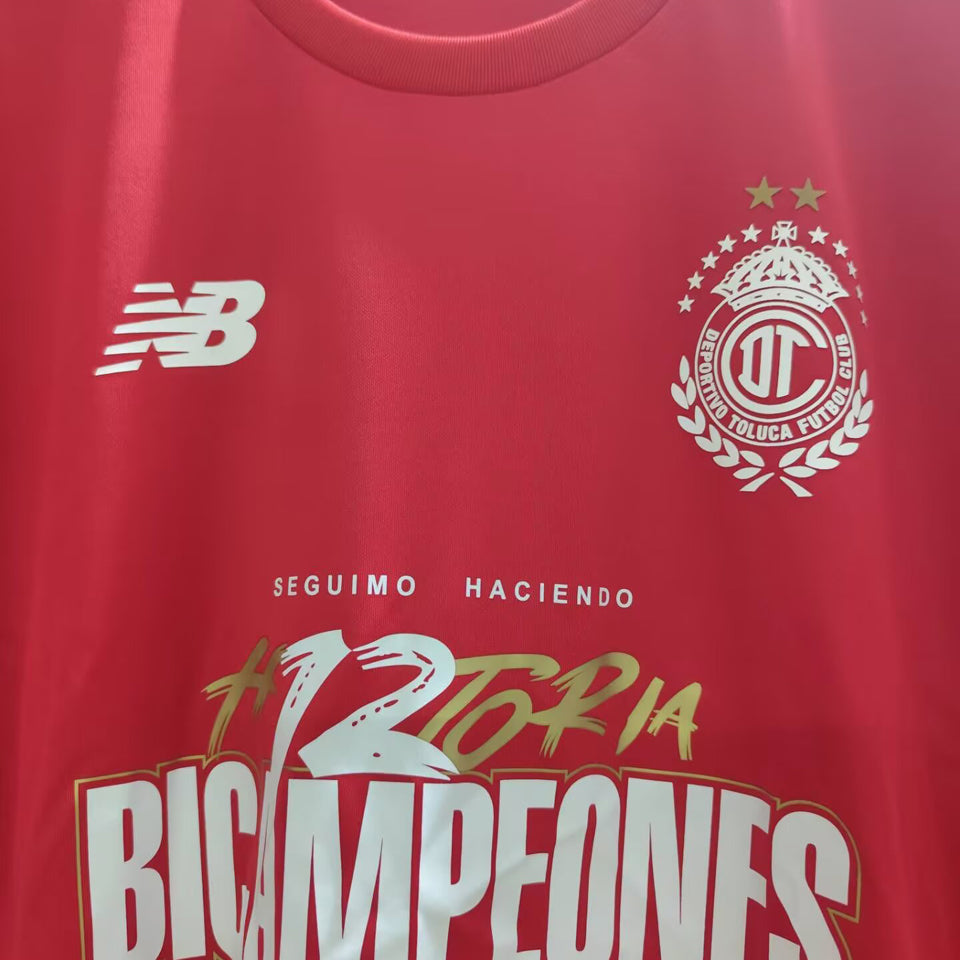 jersey 2026 deportivo toluca champion especial manga corta versión fan