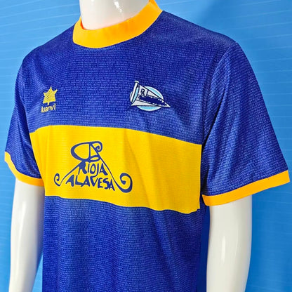 Jersey 2000/2001 Alaves Especial Manga corta Versión Fan Retro