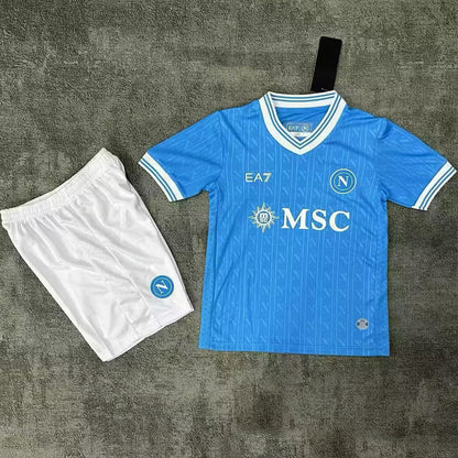 Jersey 2025/26 Napoli Local Manga corta Niño