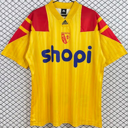 Jersey 1993/1994 Lens Local Manga corta Versión Fan Retro