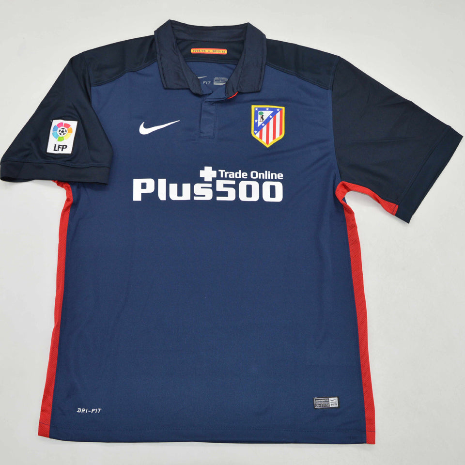 jersey 2015/2016 atletico de madrid visitante manga corta versión fan retro