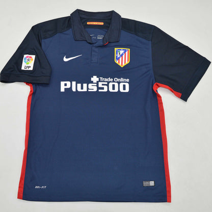 Jersey 2015/2016 Atletico de Madrid Visitante Manga corta Versión Fan Retro
