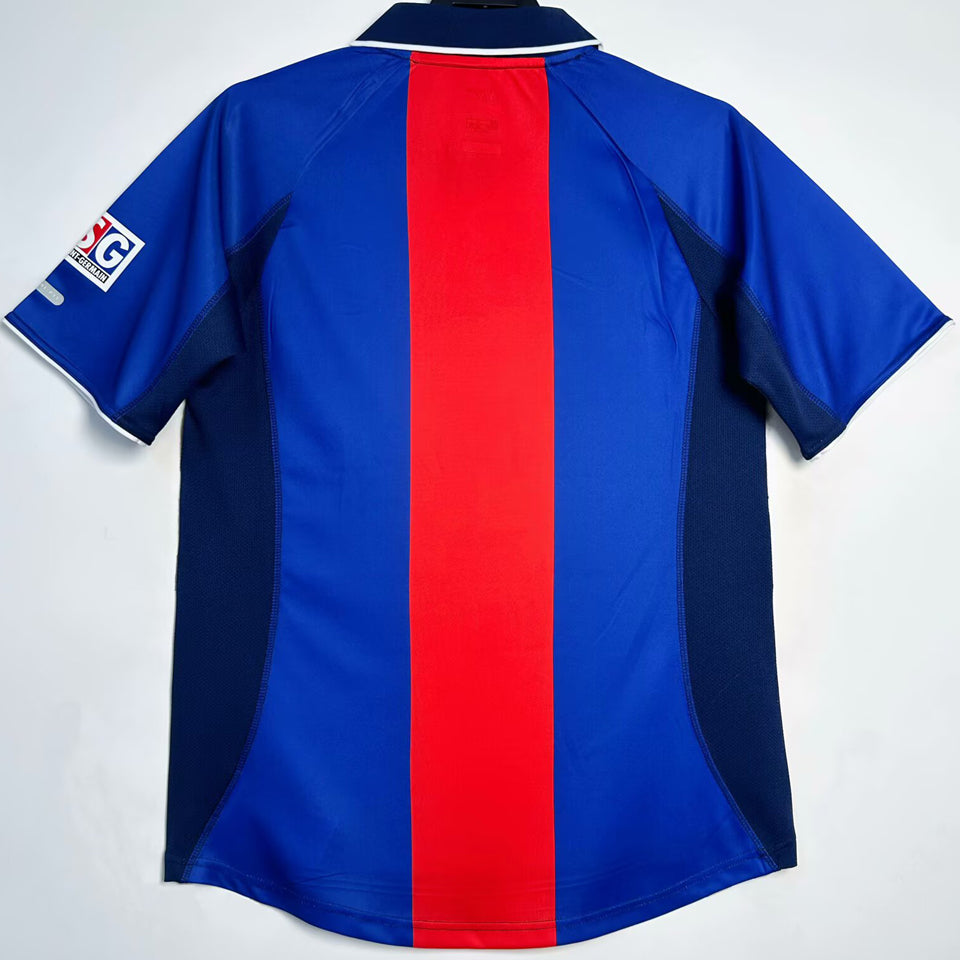 jersey 2000/2001 psg local manga corta versión fan retro