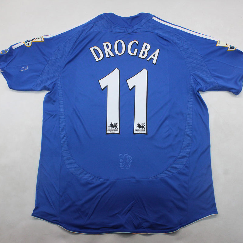 Jersey 2006/07 Chelsea Local Manga larga Versión Fan Retro
