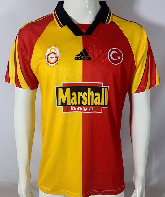 Jersey 1998/1999 Galatasaray Local Manga corta Versión Fan Retro