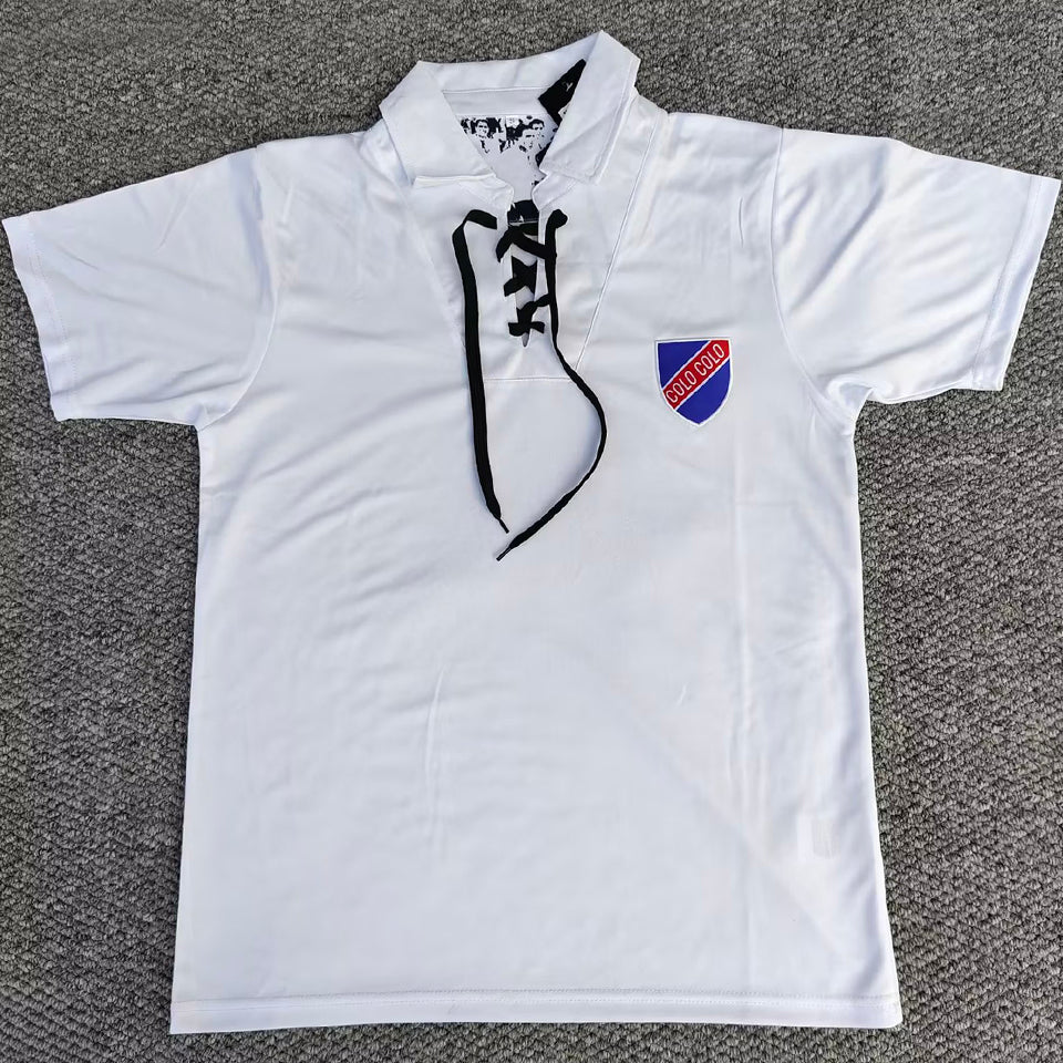 jersey 1925 colo-colo local manga corta versión fan retro