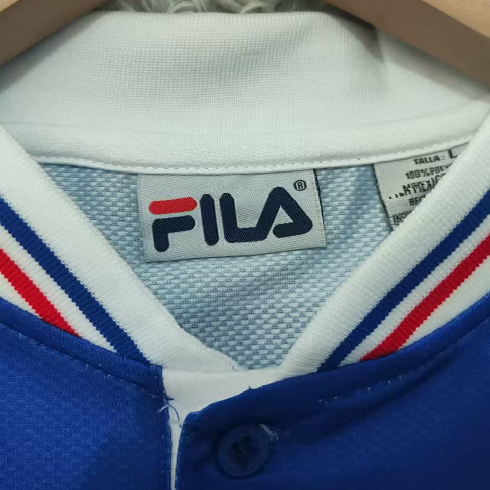 Jersey 1997/98 Cruz Azul Local Manga larga Versión Fan Retro