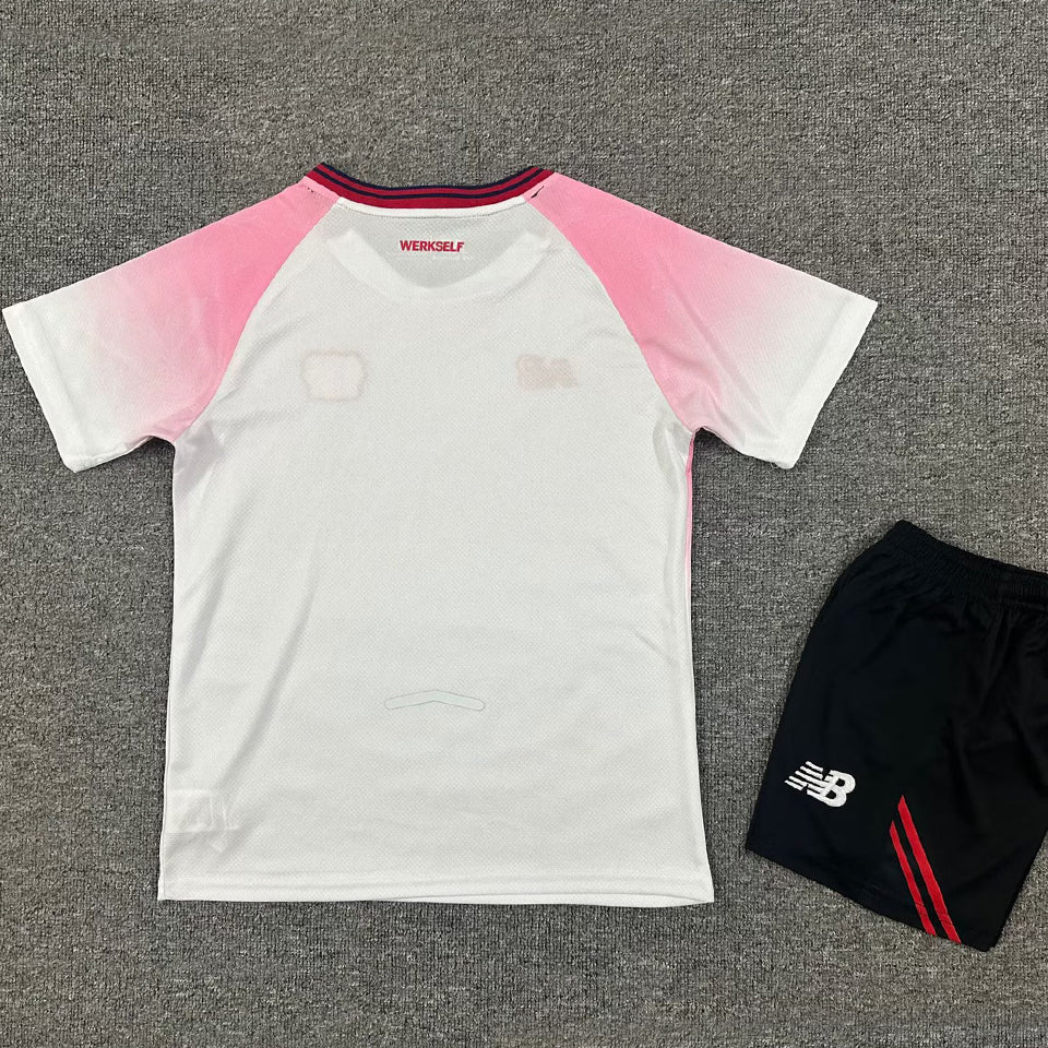 Jersey 2025/26 LeverKusen Visitante Manga corta Niño