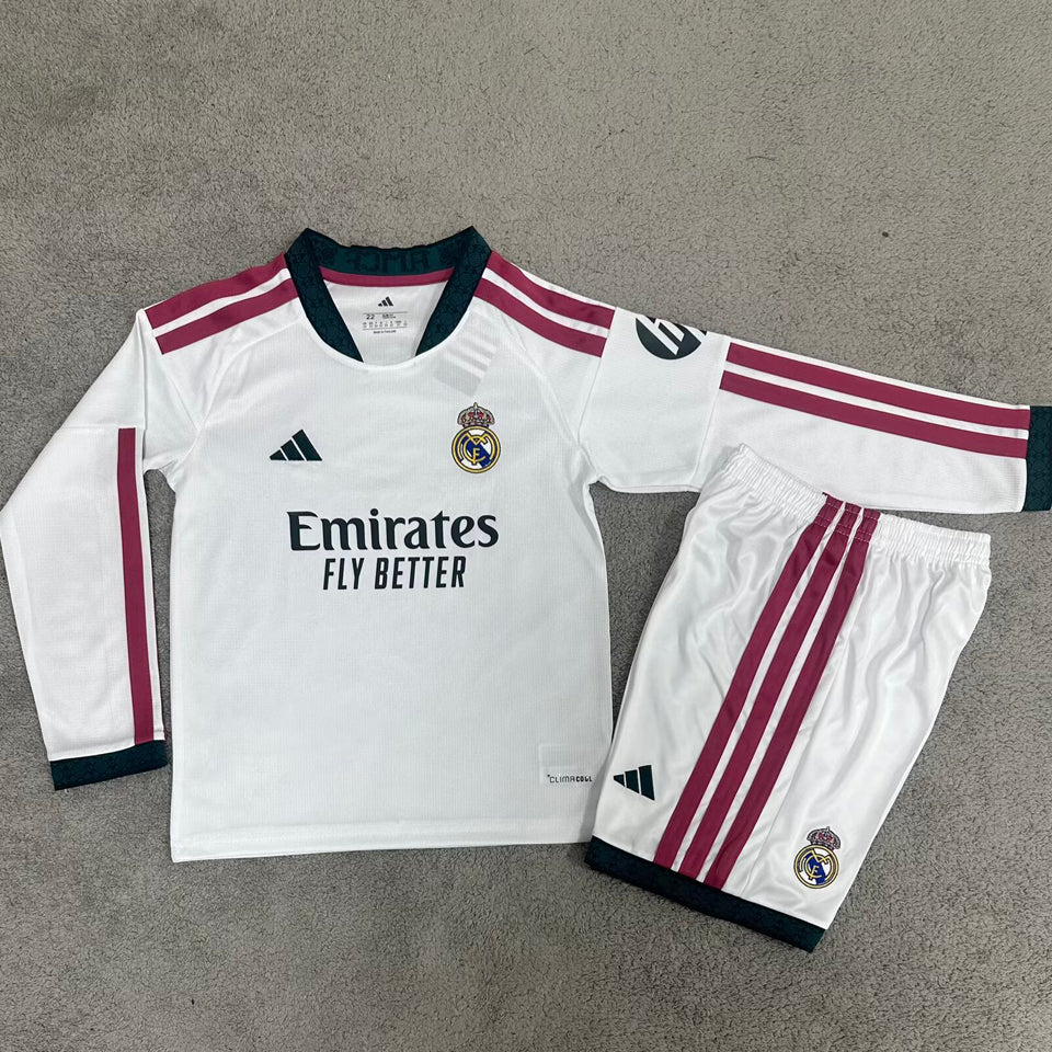 jersey 2026/27 real madrid local manga larga niño