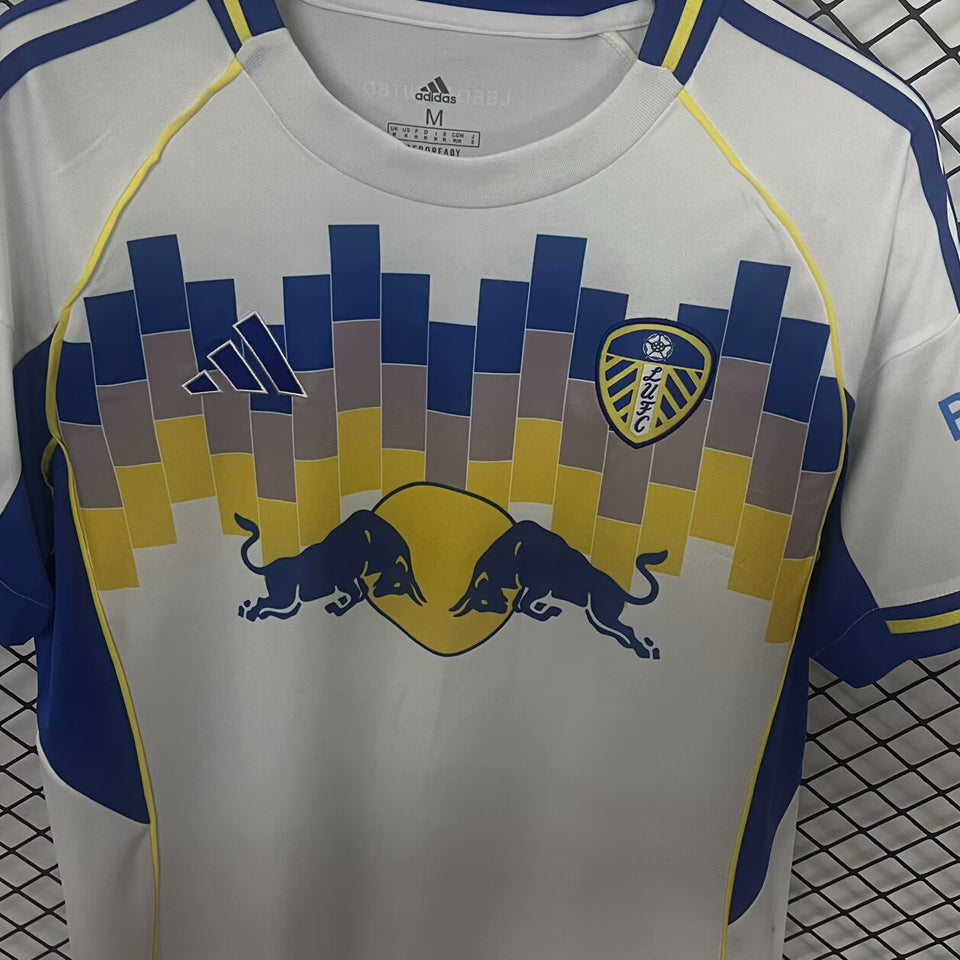 Jersey 2025/26 Leeds United Local Manga corta Versión Fan