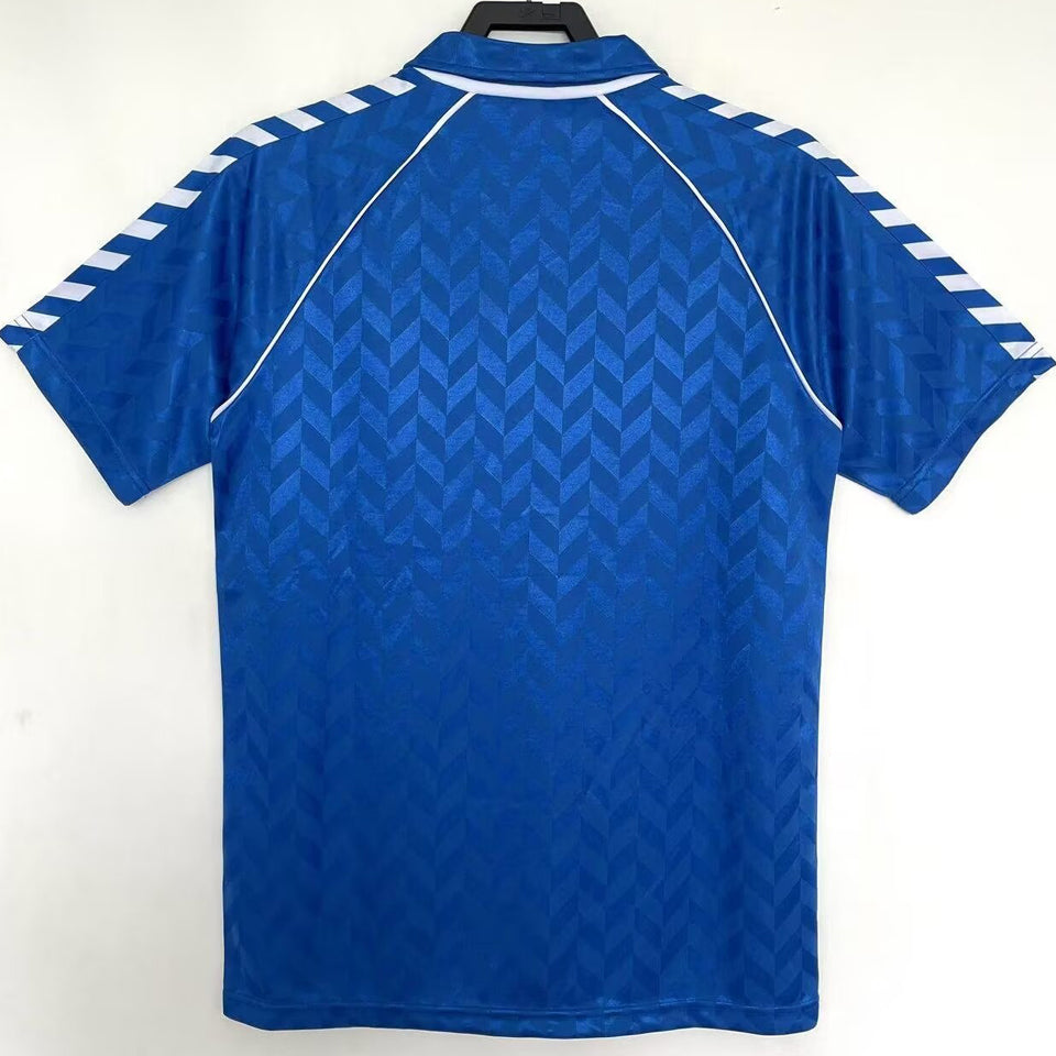 jersey 1986/87 real madrid visitante manga corta versión fan retro