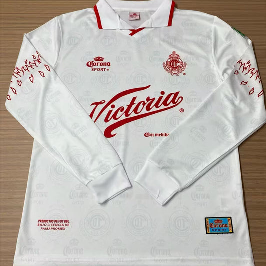 Jersey 1996/1997 Deportivo Toluca Visitante Manga larga Versión Fan Retro