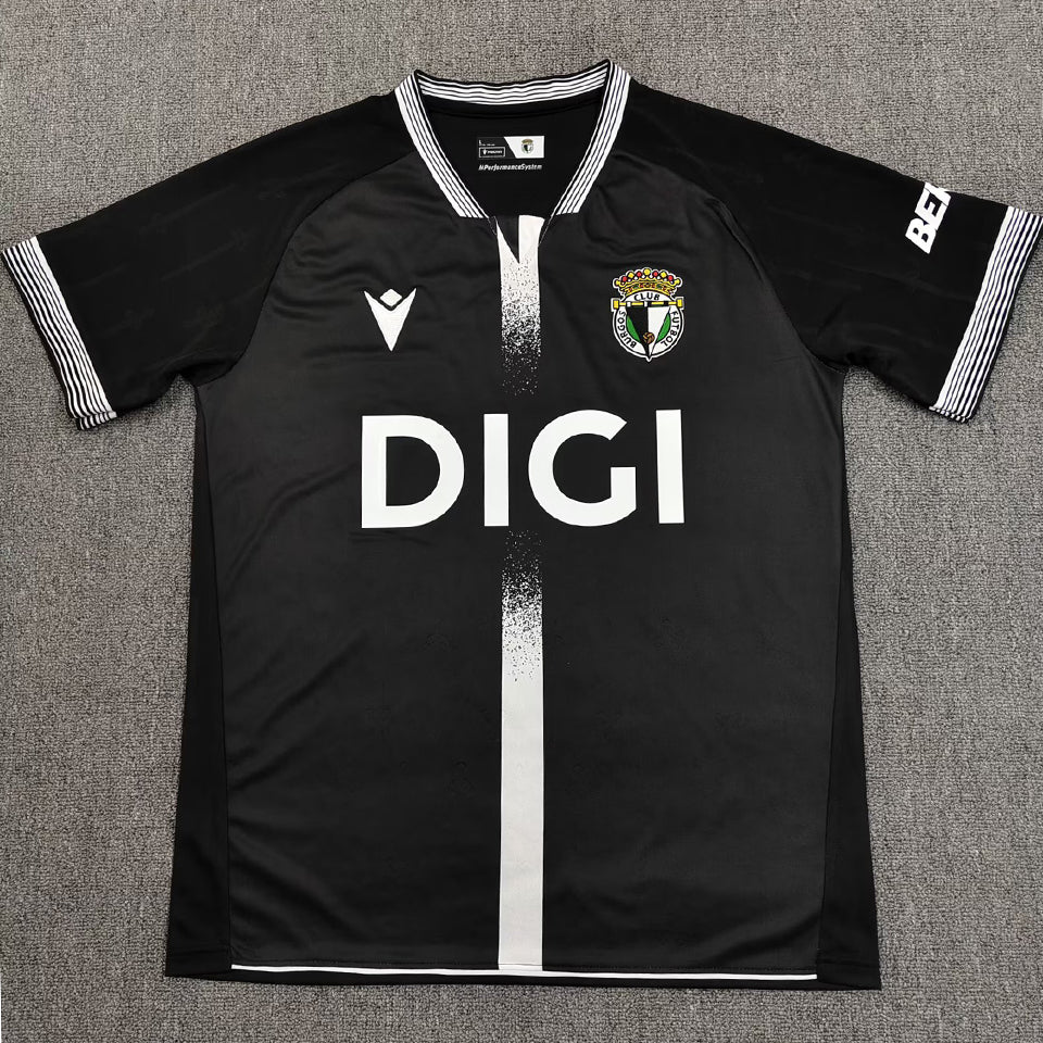Jersey 2025/26 Burgos CF Visitante Manga corta Versión Fan