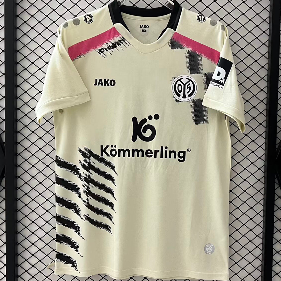 jersey 2025/26 mainz 05 tercero manga corta versión fan