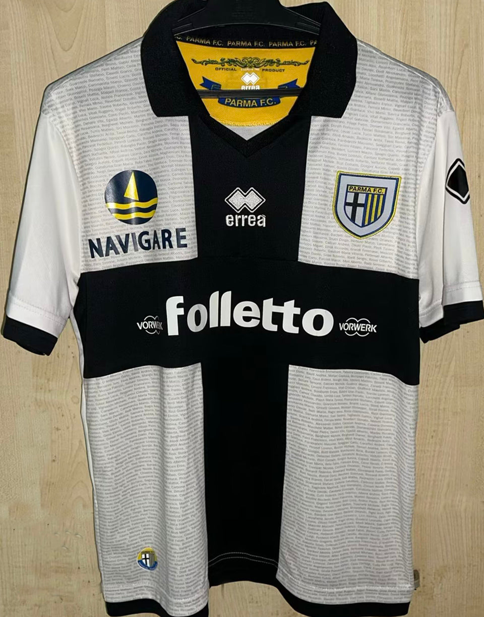 Jersey 2012/2013 Parma Local Manga corta Versión Fan Retro
