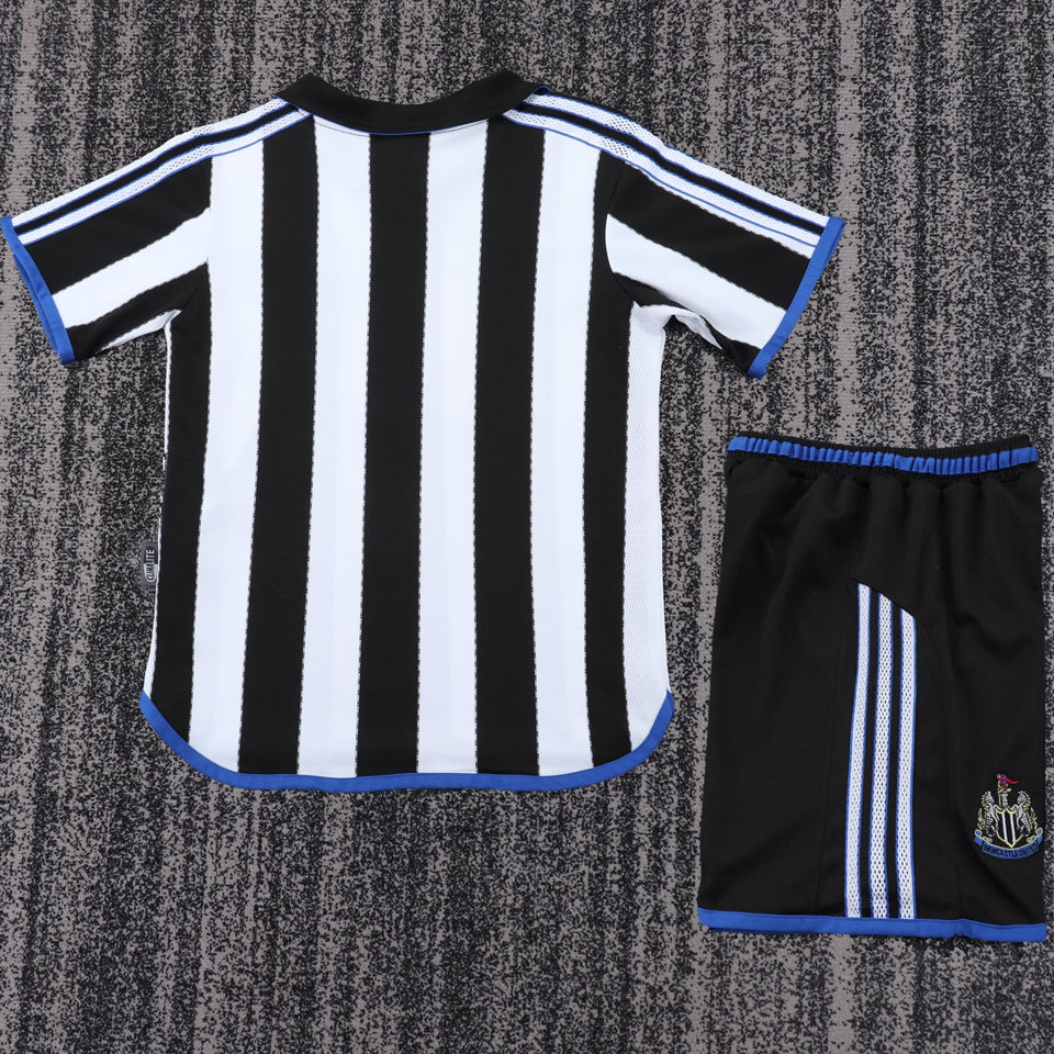 jersey 1999/2000 newcastle local manga corta niño retro