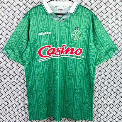 Jersey 1997/1998 Saint-Etienne Local Manga corta Versión Fan Retro