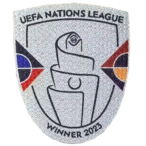 2023 Ganador UEFA Nations Liga 2023 Parches/Letras