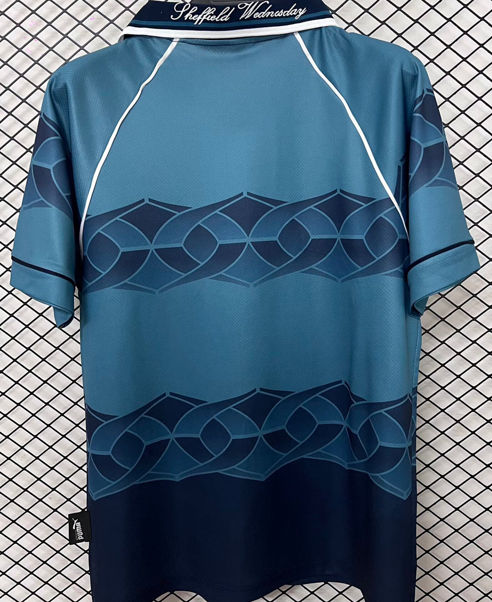 Jersey 1997 Sheffield Wednesday Visitante Manga corta Versión Fan Retro
