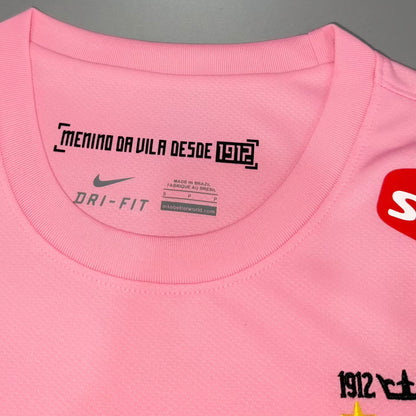 Jersey 2012/13 Santos Pink Especial Manga larga Versión Fan Retro