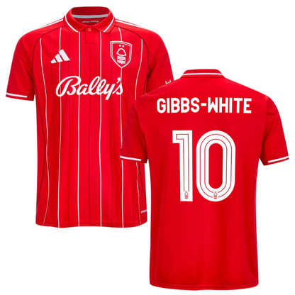 Jersey 2025/26 Nottingham Forest Local Manga corta Versión Fan