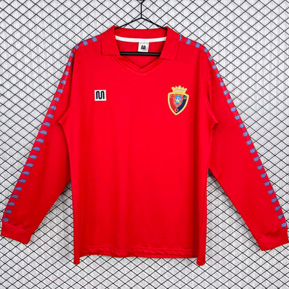 Jersey 1983 Osasuna Local Manga larga Versión Fan Retro