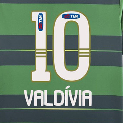 Jersey 2010/11 Palmeiras Local Manga corta Versión Fan Retro