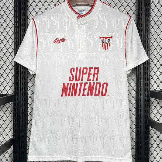 Jersey 1991/92 Sevilla FC Local Manga corta Versión Fan Retro