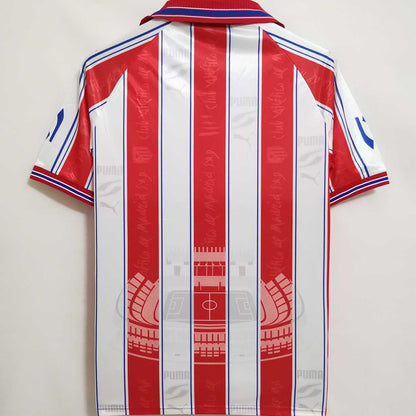 Jersey 1996/97 Atletico de Madrid Local Manga corta Versión Fan Retro