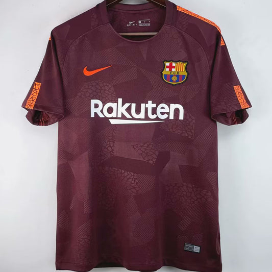 Jersey 2017/18 Barcelona Tercero Manga corta Versión Fan Retro