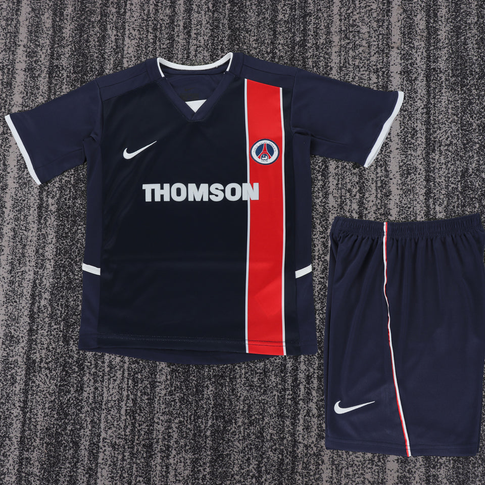 jersey 2002/2003 psg local manga corta niño retro