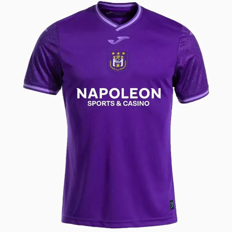 Jersey 2024/25 RSC Anderlecht Local Manga corta Versión Fan