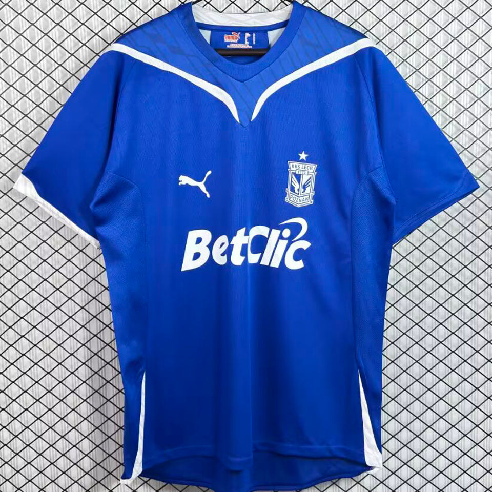 jersey 2009/2010 lech poznań local manga corta versión fan retro