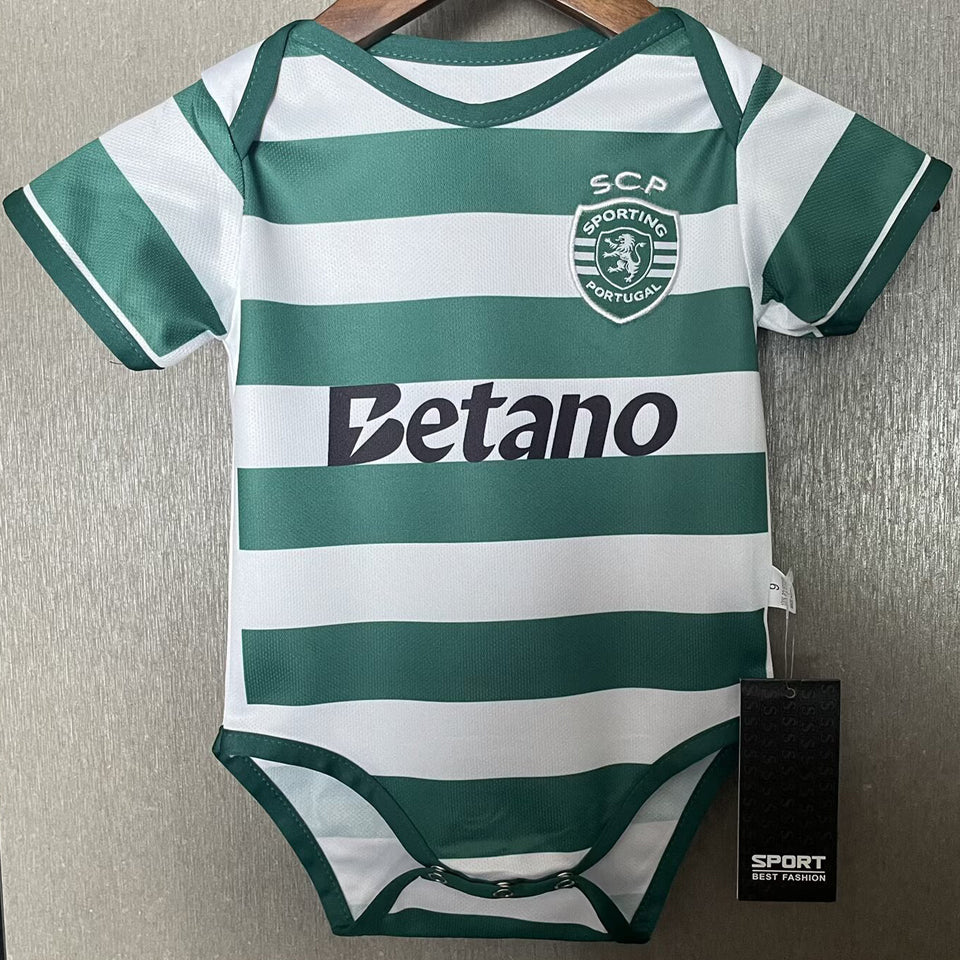 Jersey 2025/26 Sporting Lisbon Local Manga corta Versión Fan