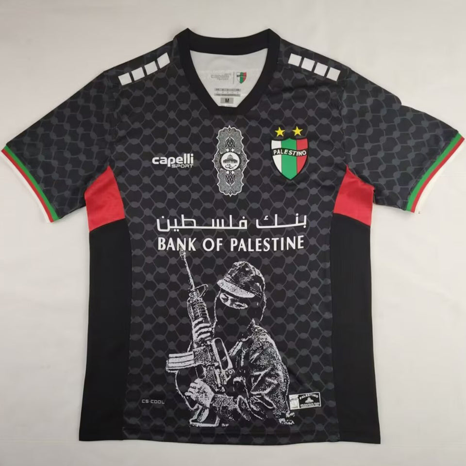 jersey 2024/25 palestino visitante manga corta versión fan