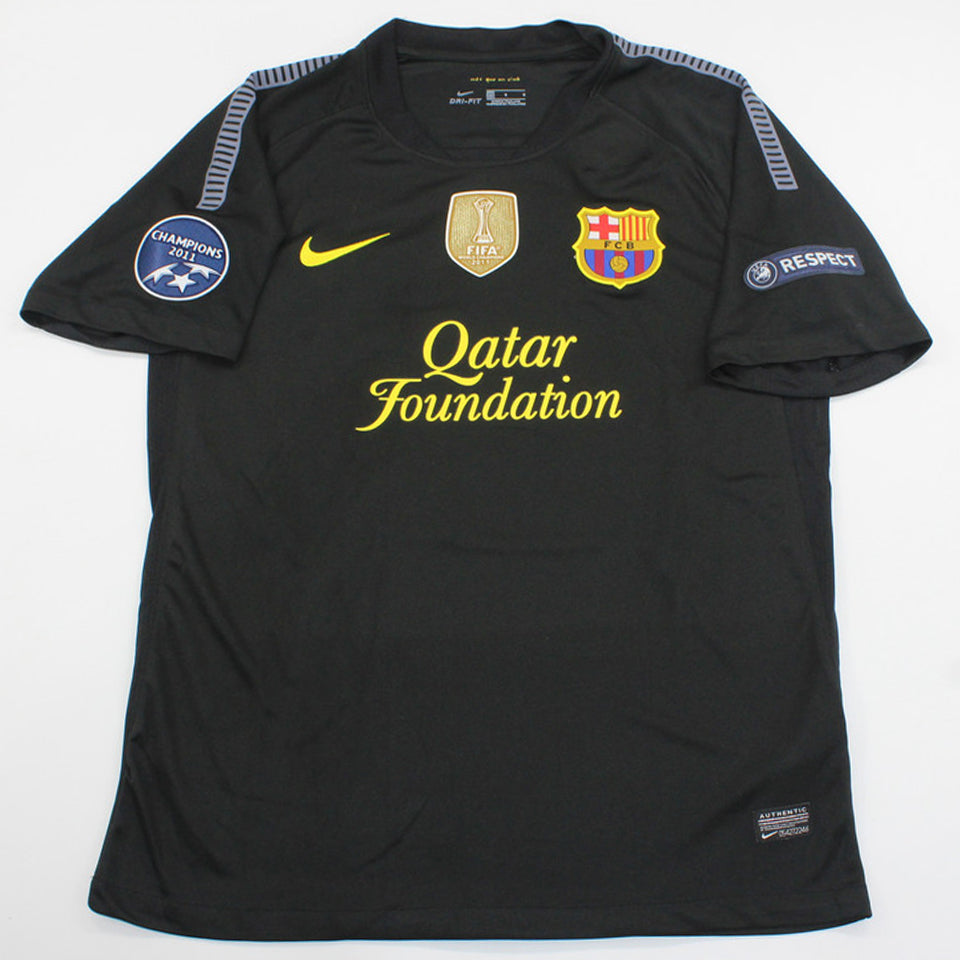 Jersey 2011/12 Barcelona Visitante Manga corta Versión Fan Retro