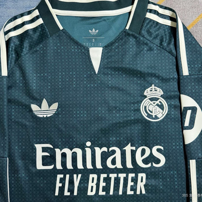 Jersey 2026/27 Real Madrid Visitante Manga larga Versión Fan