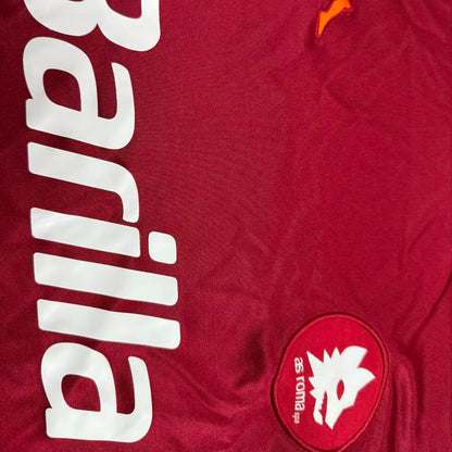 Jersey 1985/1986 Roma Local Manga corta Versión Fan Retro