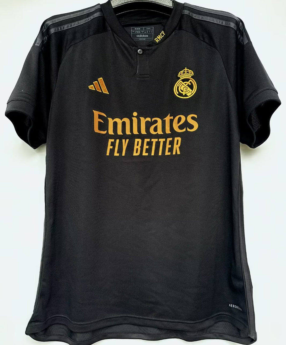 jersey 2023/24 real madrid tercero manga corta versión fan