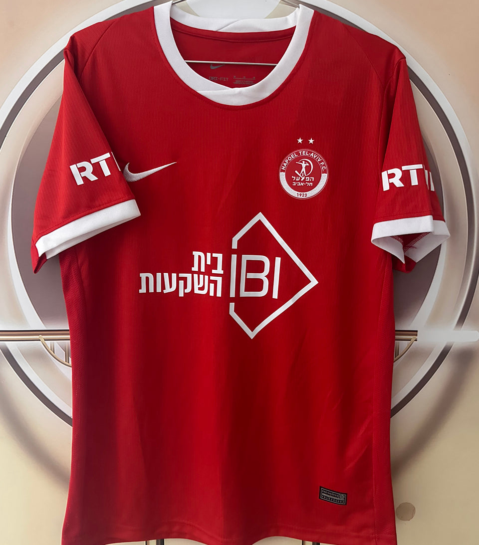 jersey 2026/27 hapoel tel aviv local manga corta versión fan