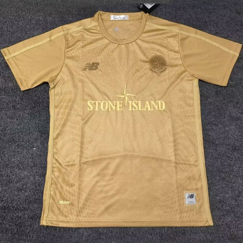 jersey 2026/27 stone island gold especial manga corta versión fan