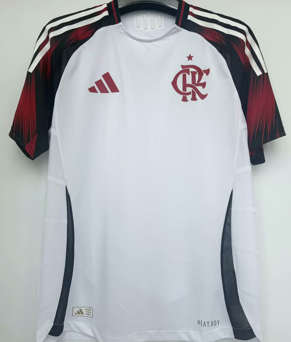 jersey 2025/26 flamengo visitante manga corta versión jugador