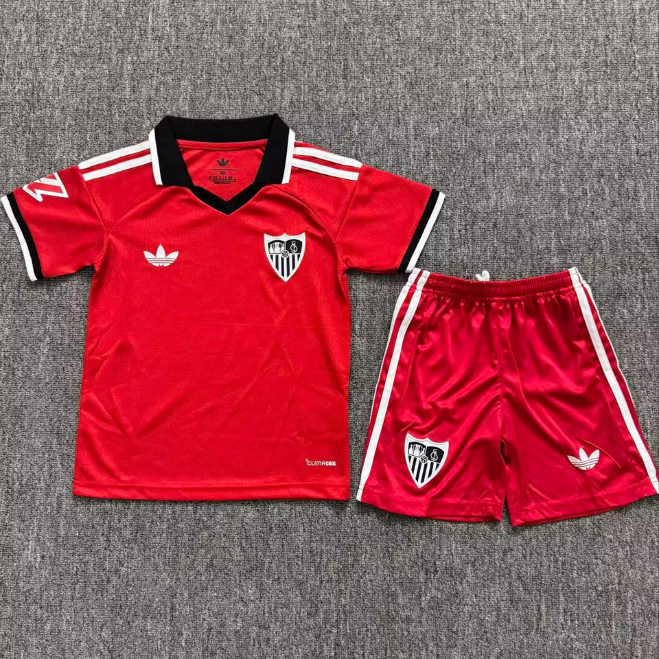jersey 2026/27 sevilla fc visitante manga corta niño