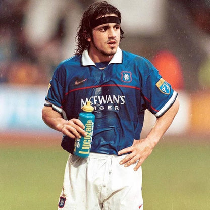 Jersey 1997/99 Rangers Local Manga corta Versión Fan Retro