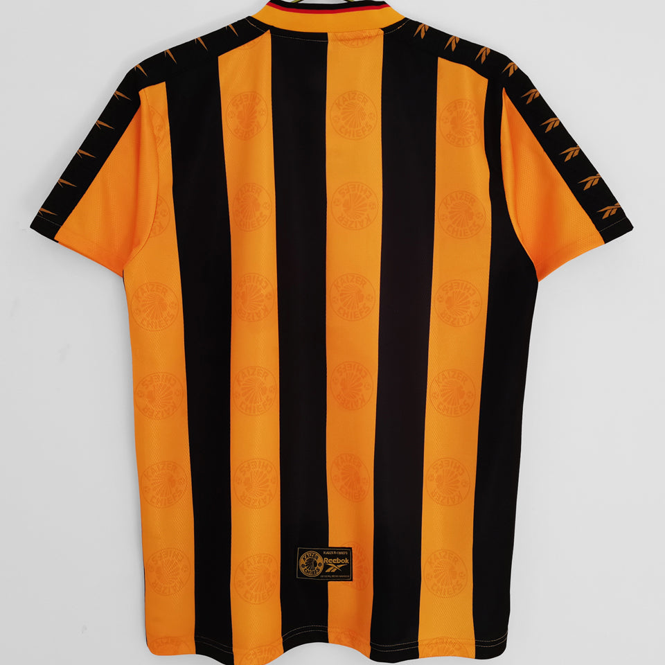 jersey 1998/99 kaizer chiefs local manga corta versión fan retro